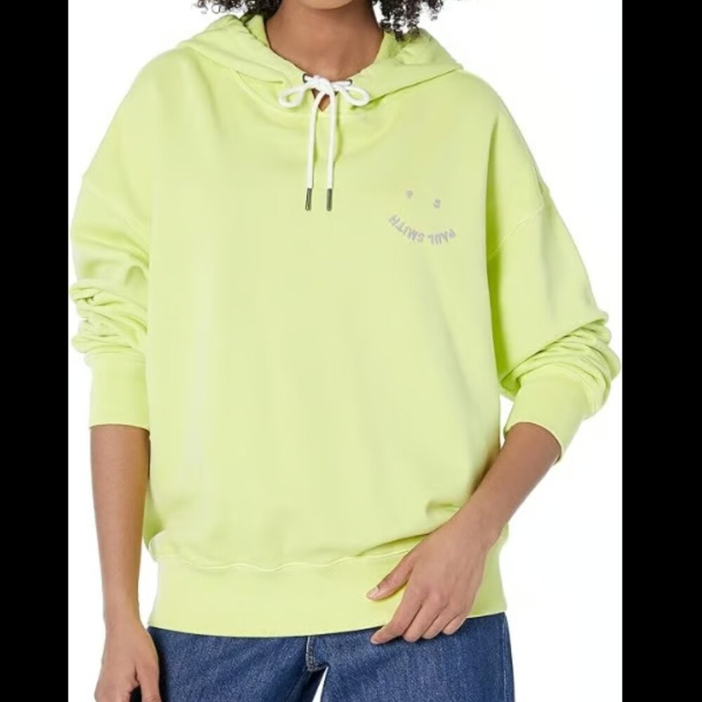 Paul Smith Womens Long Sleeve Hoodie PS Happy Size S